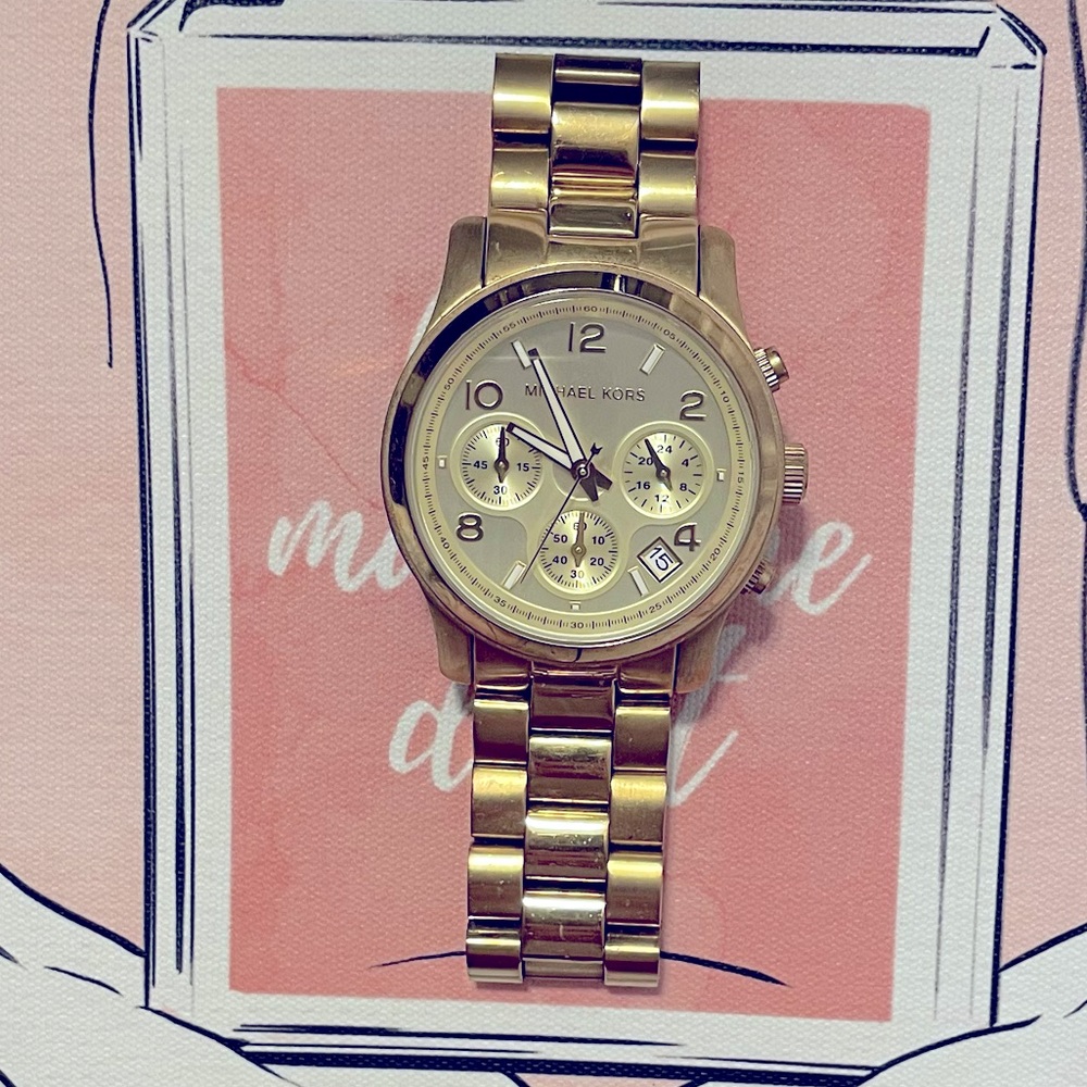 Gold Michael Kors Watch